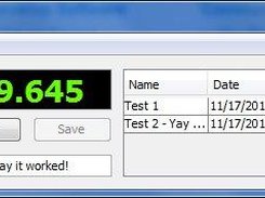 JStopwatchApp Main Window