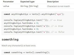 JSVerbalExpressions Screenshot 1