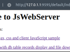 jswebserver Screenshot 1