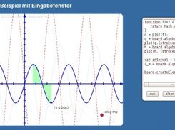 Function plot with derivative and integral