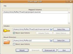 TrueCrypt GUI for Linux