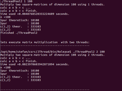 spead up matrix calculation