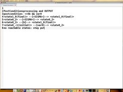 Buchi Automaton processing 