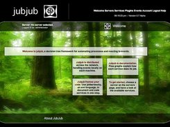 The Jubjubweb welcome Page.