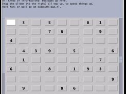 Sudoku with the Motif interface