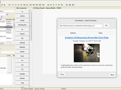 JUL News Reader - jQuery Mobile