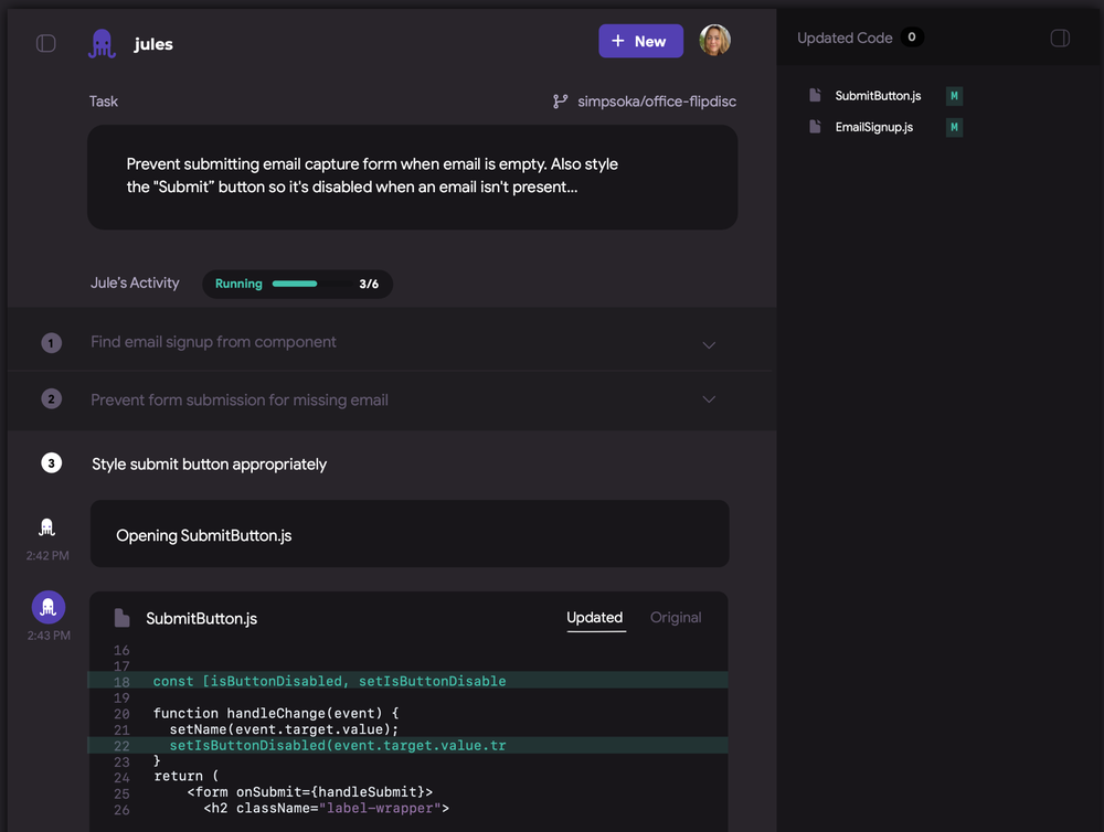 Jules Screenshot 1
