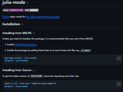 julia-mode Screenshot 1