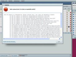 exception dialog