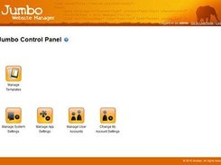 Control panel for advanced settings.