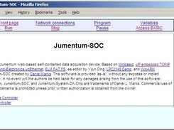 Front page of Jumentum-SOC web