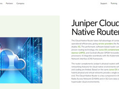 Juniper Cloud-Native Router Screenshot 1