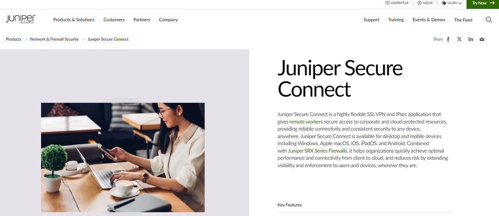 Juniper Secure Connect Screenshot 1