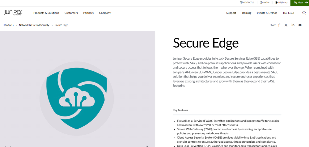 Juniper Secure Edge Screenshot 1
