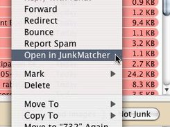 Load an email from Mail.app into JunkMatcher.