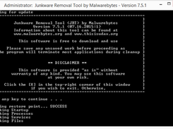 Junkware Removal Tool (JRT) Screenshot 1