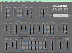 Main panel interface