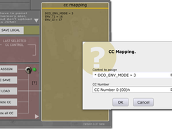 CC to SYSEX Mapper