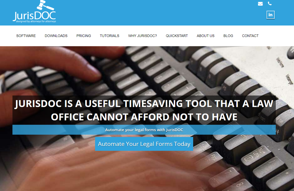 JurisDOC Screenshot 1