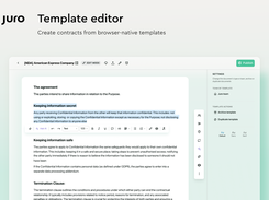 Create contracts from browser-native templates.