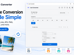 Just Converter image conversion tool for JPG, PNG, WEBP, AVIF, BMP, GIF, ICO, and TIFF files.
