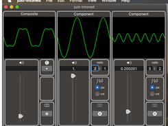 Timbre editing and Just Intonation together in the same package!