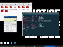 Terminal , File Explorer, Calculator 