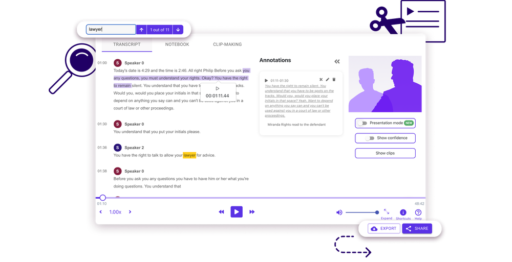 JusticeText Screenshot 1