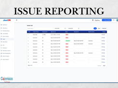 simple Issue raising process in JustIN