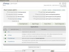 Root Context view of the jVantage development environment.