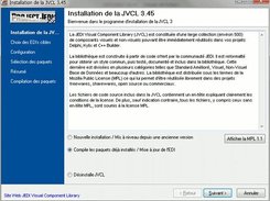 JVCL installer, localized in French