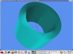 Cylinder via planes intersection using jndclifford package