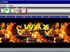 JWAX .4b Demo Suite Screen Shot