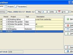Tab of Events - the main frame