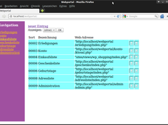 Webportal Administration