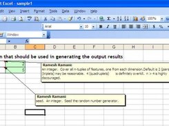 Step2:Configure the level of comination needed &ramdom seed