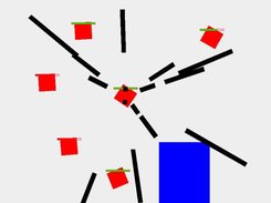 A weapon that fires rotatable line projectiles
