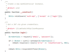 jwt-auth Screenshot 2