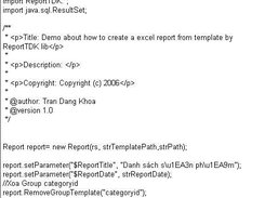 Sample parts of codes in Demo Dynamic Group