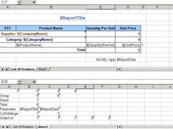 Template of Demo Dynamic Column