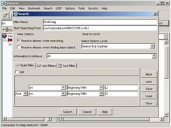 Create complex LDAP Filters in the search GUI