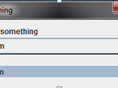 Simple pulldown menu