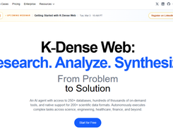K-Dense Web Screenshot 1