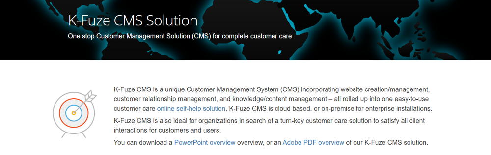 K-Fuze CMS Screenshot 1