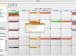 k5nCal 0.9.6: Main Window on Mac OS X