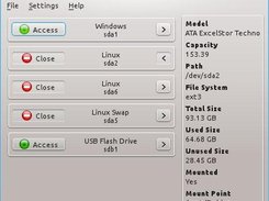 The extended part of UI