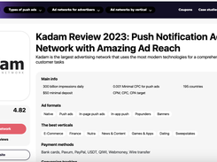 Kadam Review 2023 - https://allpushnetworks.com/