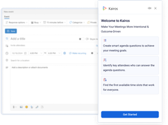 Kairos AI, available as you're scheduling your next outlook invite