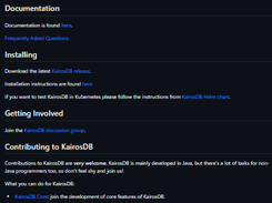 KairosDB Screenshot 1