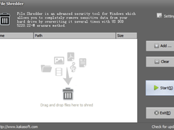 KakaSoft Free File Shredder Screenshot 1